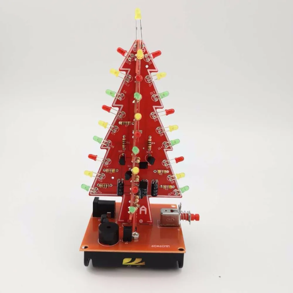 

DIY Electronic Christmas Tree Kit Soldering Practice 7 DIY Color LED Water Light