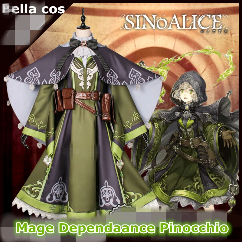 Женский карнавальный костюм SINoALICE mage Pinocchio на Хэллоуин бесплатная