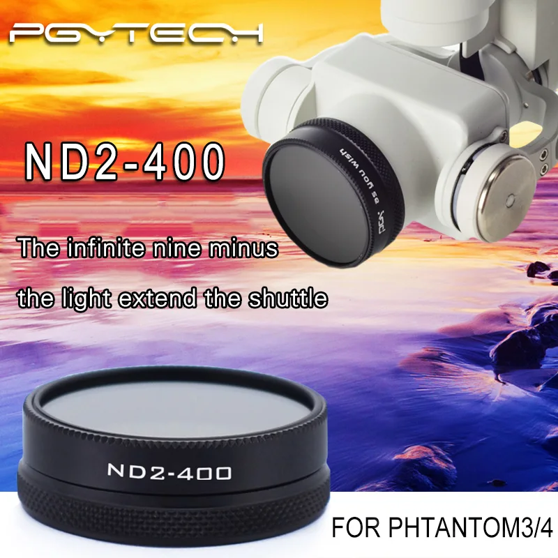 DJI phantom 4 3 Professional Advanced Camera Lens Filter Light Microscopy ND2 400 screw thread version