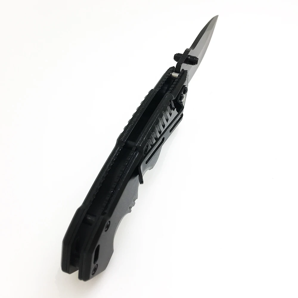 WTT 217 черный складной нож G10 и алюминиевая ручка для кемпинга, тактические карманные ножи для выживания, охотничьи боевые Многофункциональные ножи для повседневного использования