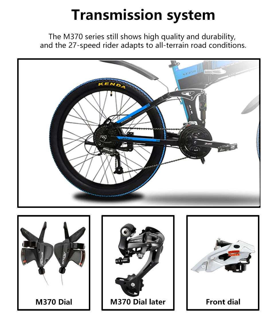 Top Lankeleisi XT750 Foldable Folding E-Bike Electric Bike Full Suspenion Fork 12.8A Battery  27 Speeds 500W 48V Motor Smart 3