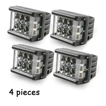 

7D 4" 36W Led Work Light Dually Side Shooter Flashing Cubes LED Bar Offroad for Pickup Camper Truck 4WD 4x4 ATV 12V 24V
