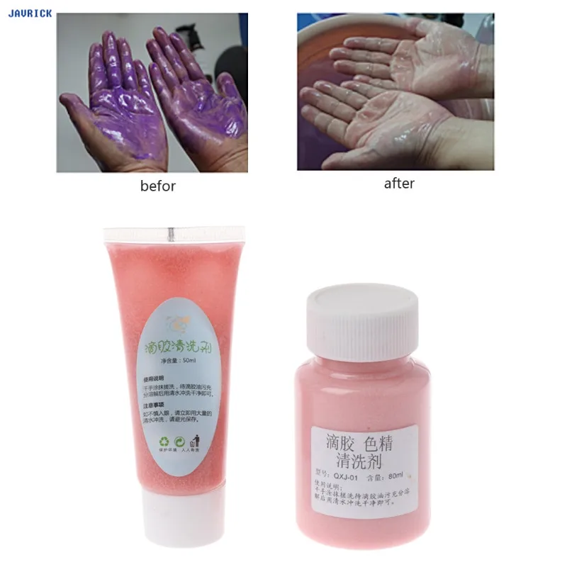 JAVRICK Epoxy Resin Hand Cleaner for Spills Colorants Pigment Natural