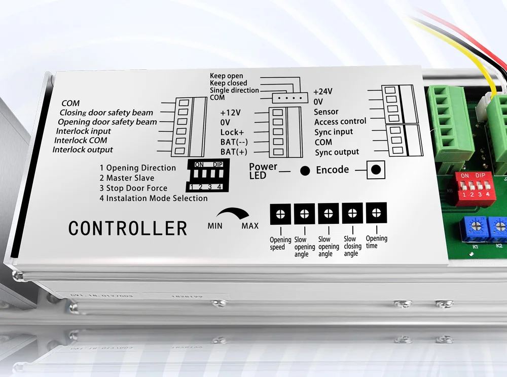 Electric Operated Handicap Door Opener For Disabled , Black Type