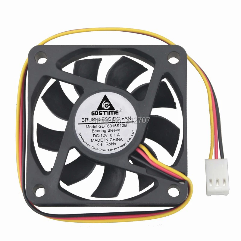 60mm 12v fan 3pin 11