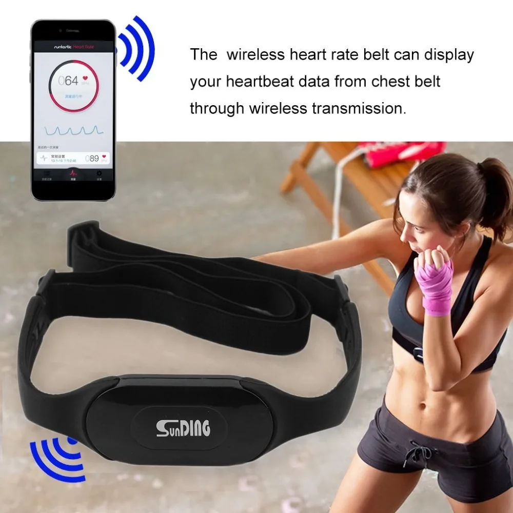 Водонепроницаемый Bluetooth 4,0 беспроводной монитор сердечного ритма беспроводной пояс сердечного ритма спортивные подсчеты калорий и жира
