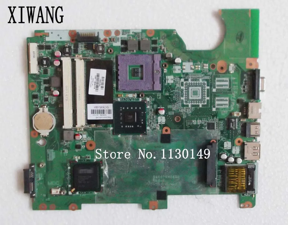 

for HP G61 motherboard FOR Compaq Presario CQ61 series 517835-001 GL40 laptop motherboard fully tested & working perfect