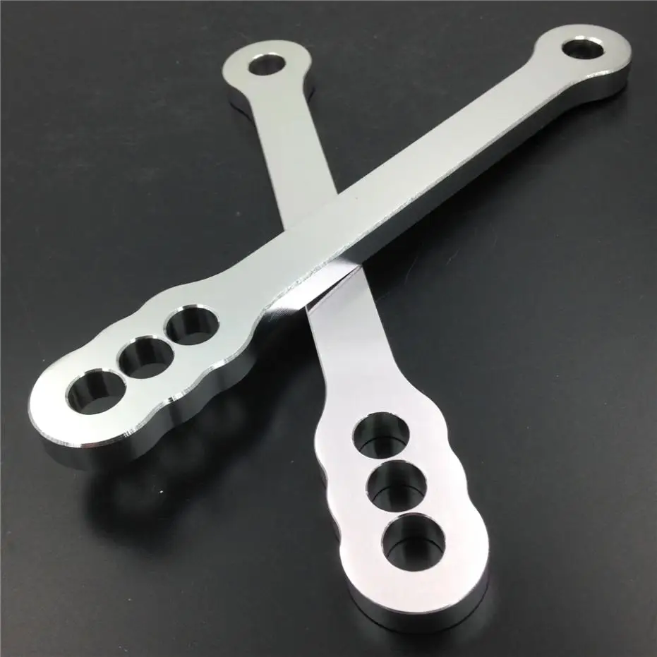 Bike Lowering Links For 2006 2007 Yamaha R6 YZFR6 YZF-R6 06 07 Motorcycle Accessories Aluminum Silver