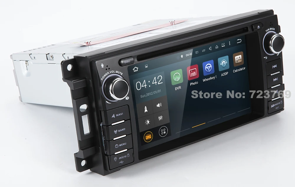 Cheap Android 7.1 System 2G RAM Car DVD Player GPS Navigation System Stereo Media Radio for Chrysler Sebring 300C Cirrus Dodge Jeep 24
