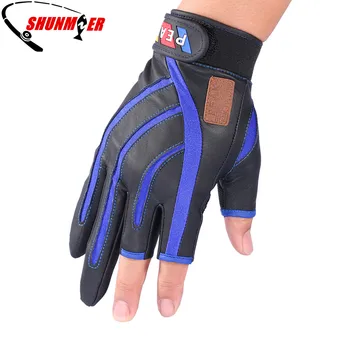 

SUNMILE Wk-011 Half Finger Men Pu Waterproof Durable Anti-Slip Anti-Cut Four Seasons Sport Fishing Gloves Insulated Pesca