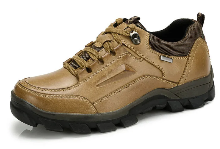 Большие размеры; Мужские ботинки в винтажном стиле; мужские ботинки из натуральной кожи;# WZDX - Цвет: light brown