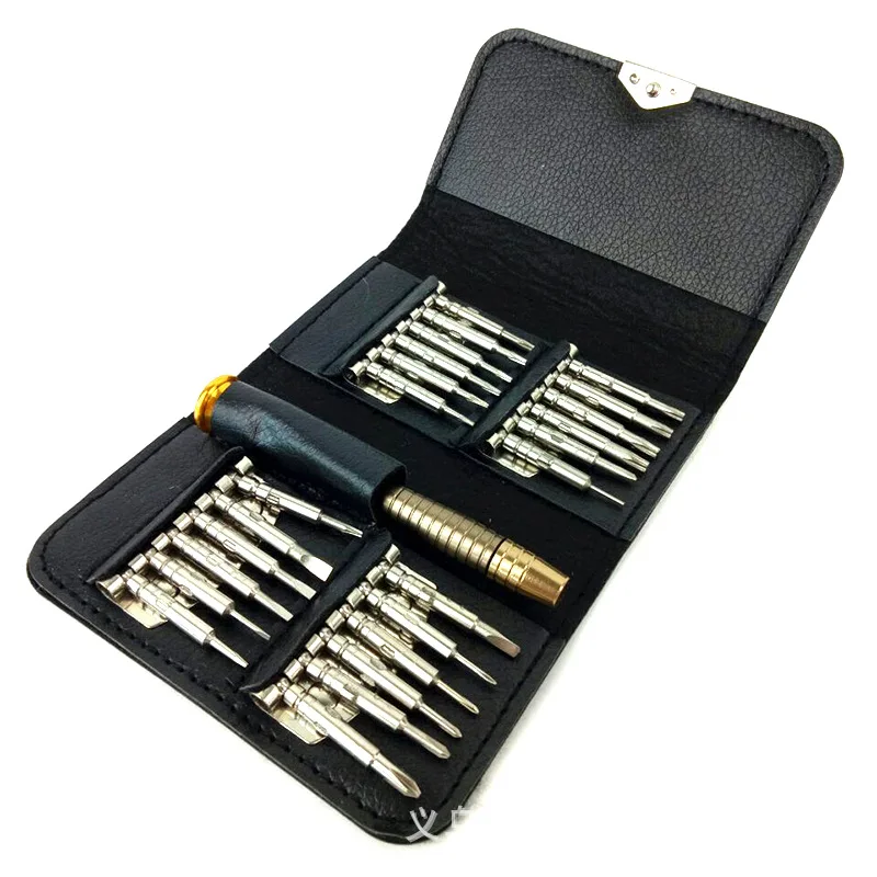 

High quality 25pcs screwdriver set disassembly machines multi-function iphone phone digital tool precision torx pocket pen