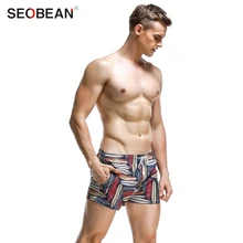 Летние брендовые сексуальные мужские плавки с принтом для купания, быстросохнущие шорты для серфинга, мужские плавки для водных видов спорта