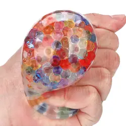 Мягкие игрушки губка Радужный шар пуховая игрушка сжимаемая игрушка высокого давления шар для снятия стресса сглаживающая мухообразная