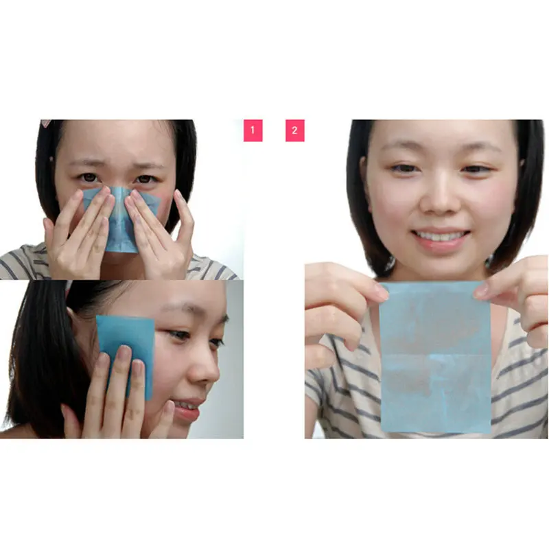 2 упаковки управление маслом для лица впитывающая пленка бумага удаления