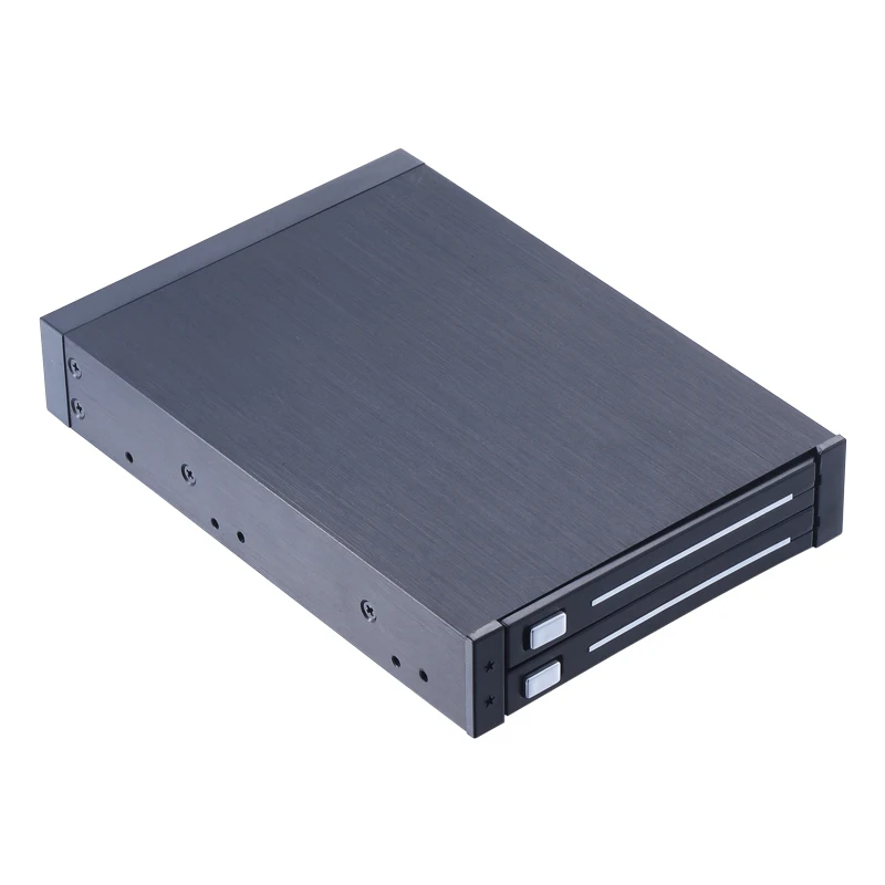 

Aluminum 2.5in SATA hot swap 6Gbps tray-less rack 2.5 ssd internal mobile rack hdd enclosure