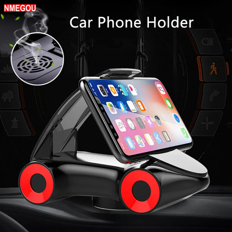 

Universal 360 Degree Rotation Sports Car Style Phone Stand Holder for IPhone Samsung Huawei Dashboard Mount Cradle Clip Bracket