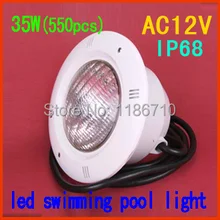Прямая с фабрики один Цвет 35 Вт встроенный светодиод бассейн свет 35 Вт*(558 шт.) подводный светодиодный свет бассейн