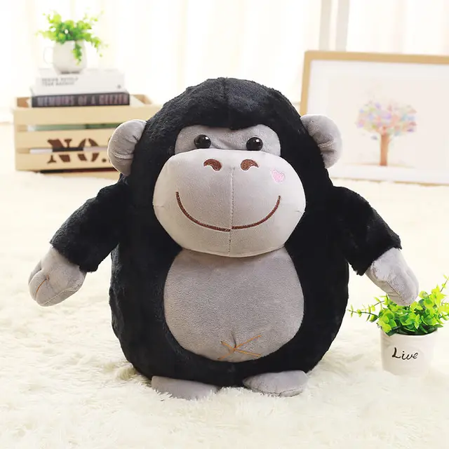 Millffy cute funny Meatballs gorilla dolls golden gorilla stuffed toys