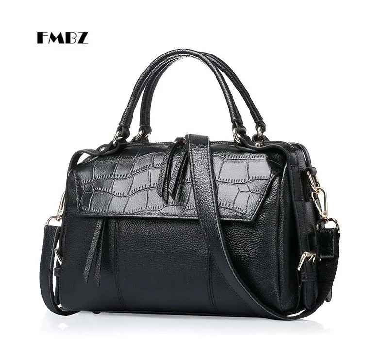 

2019 new brand first layer cowhide Women bag Middle-aged lady Messenger Bag Fashionable Genuine Leather women handbags