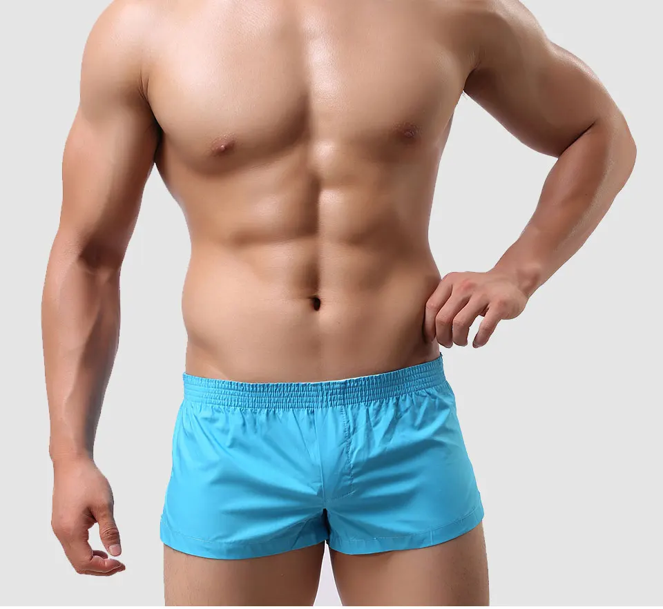 Men's Causal Homewear Shorts Man Sexy Bathing Suit Breathable Shorts Fashion Beachwear black casual shorts