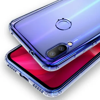 

High Clear Silicone Soft Cover For Xiaomi Redmi Note 7 6 5 Pro Transparent Full Body Protective TPU Case Shockproof Coque