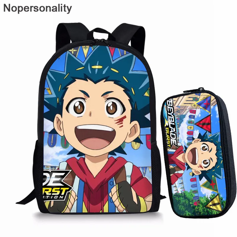 Nopersonality классный Детский комплект школьных сумок аниме Beyblade Burst Evolution школьные сумки рюкзак для девочек мальчиков ортопедические школьные сумки - Цвет: XM1885C-K