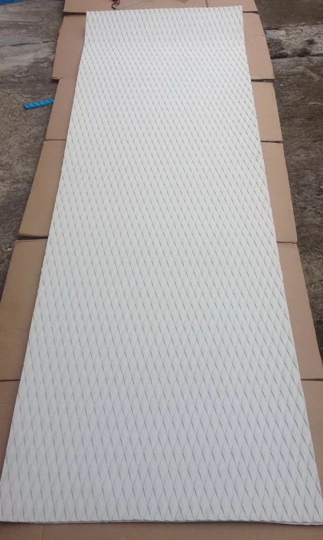 Free Shipping White Color Diamond Pattern EVA glue skidproof top pad