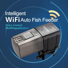 WiFi Remote Intelligent Control Feeding Device Fish Food Automatic Timer Feeding Adjustable for Aquarium Fish Tank Pet Feeding