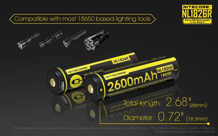 NITECORE NL1829RLTP 2900 мАч 18650 морозостойкий USB литий-ионный аккумулятор для замораживания окружающей среды встроенный порт зарядки