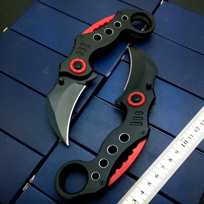 Тактический коготь CS GO Karambit Складной нож Открытый резак складные охотничьи ножи EDC инструменты с 440C Лезвие из нержавеющей стали