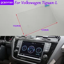 Автомобиль Стикеры gps навигации Экран Стекло Защитная пленка для Volkswagen Tiguan L Аксессуары Управление из ЖК-дисплей Экран стайлинга автомобилей