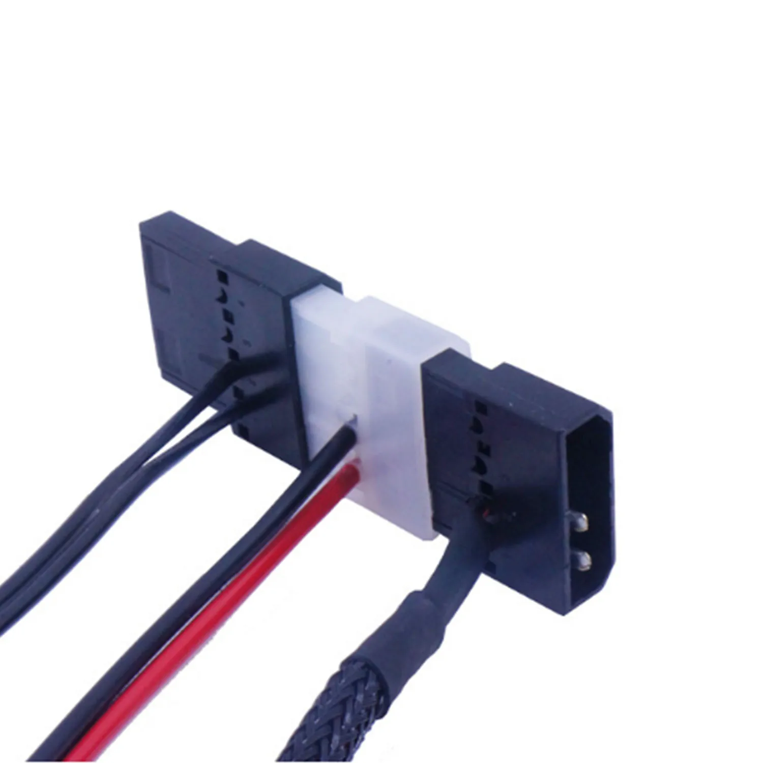 ПК 4PIN Molex адаптер для кабеля питания 2 Pin Светодиодные ленты 10 мм разъем 5050 один Цвет светодиодный
