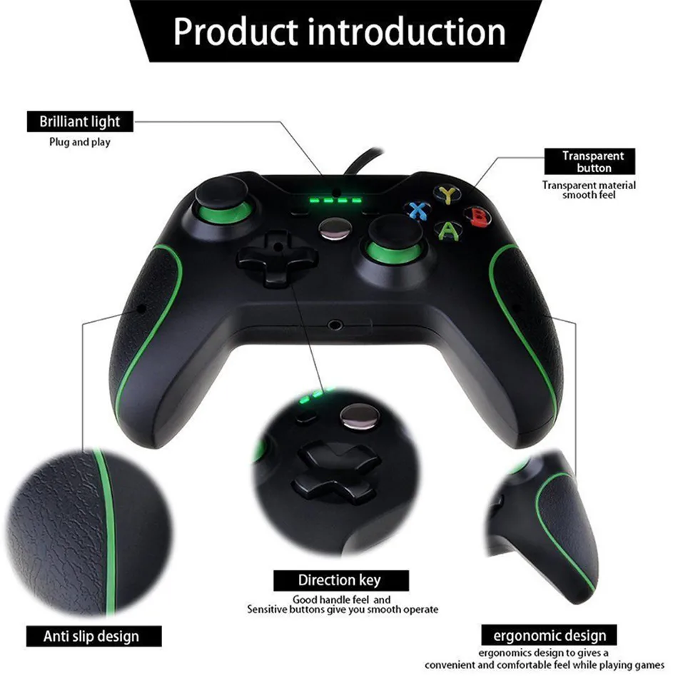 Jual Waterlowrie USB Wired Game Controller untuk Microsoft Xbox Satu S X Gamepad Controle untuk XBOXone Slim PC Windows 7  8 10 Joystick