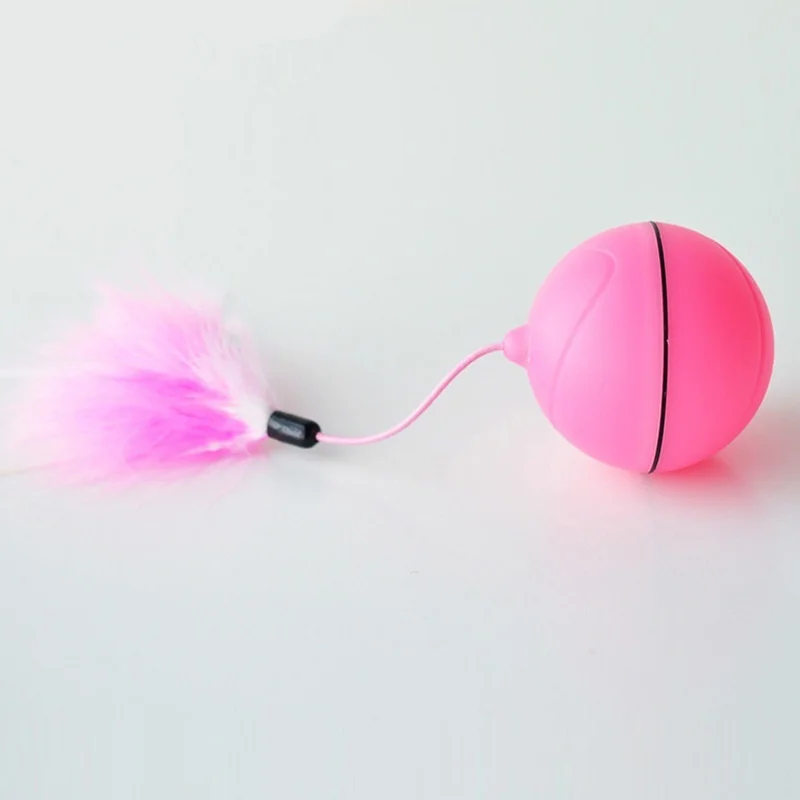 

Pet Luminous Rolling Ball Pet USB Charging Plastic Toy Cats Dogs Funny Toy MJJ88