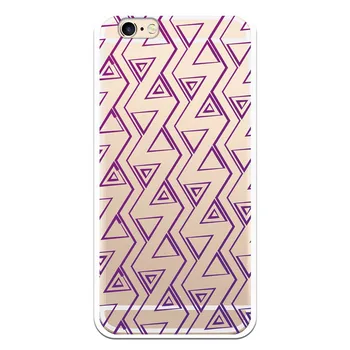 

Stand case costume drawing Triangulos Purples WP016 for Apple IPhone 6/6 S