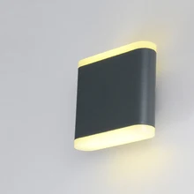 Открытый настенный лестничный светильник Скандинавский современный наружный бра вилла двор балкон шаг коридор уличное садовое освещение