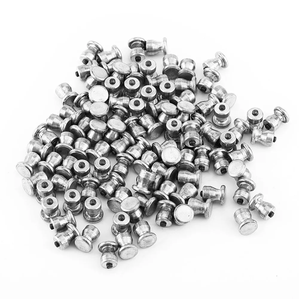100 Pcs 8*10mm Tire Screw Hard Alloy Snow Nail Anti Slip Screws Tire