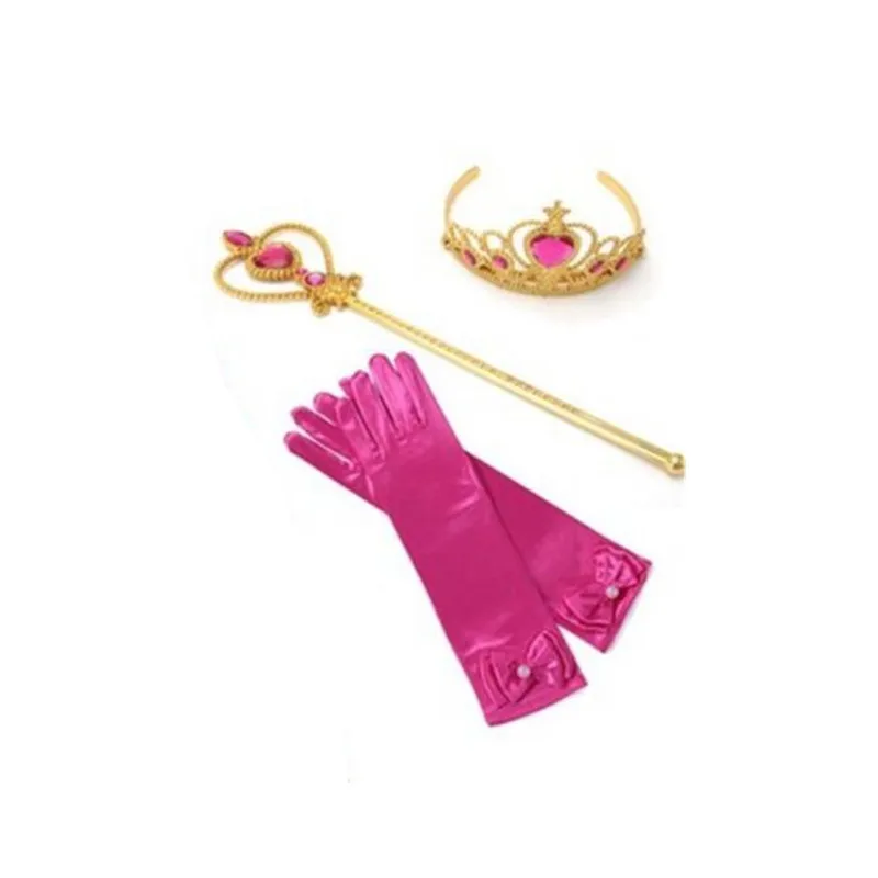 Спящая Красавица Принцесса Аврора маскарадный нарядный костюм Хэллоуин вечерние платья подарок на день рождения - Цвет: Accessories 2