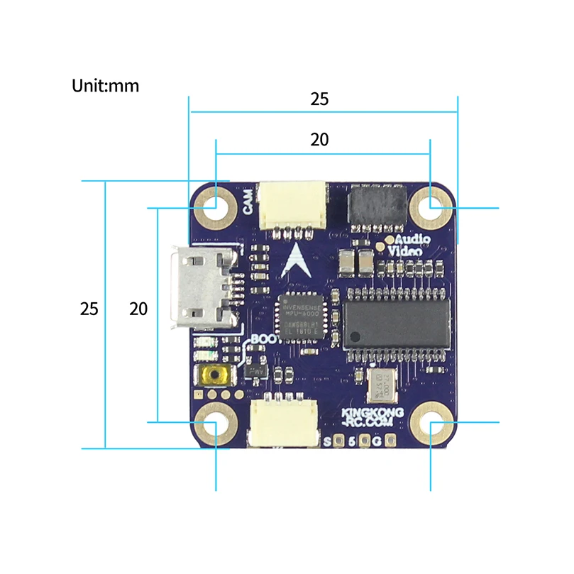 LDARC 20*20 KK для Flytower V2 F3 + OSD 4 в 1 ESC 12A BLHeliS помещений бесщеточный RC FPV гоночный Дрон