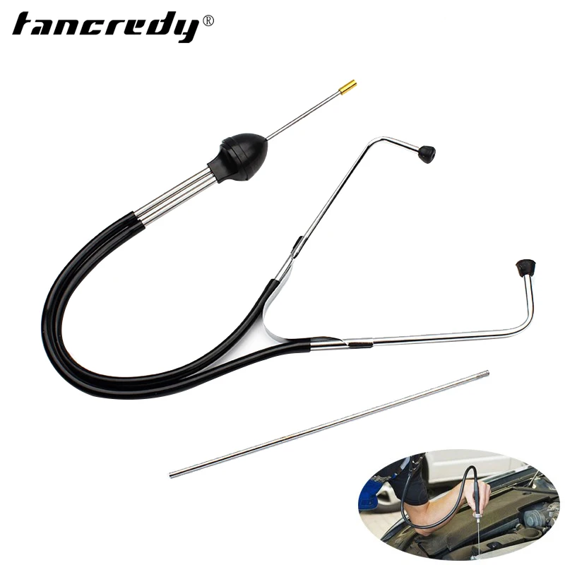 Professional Automotive Diagnostic Tools In ear Car Engine Block Stethoscope Vehicle Detector