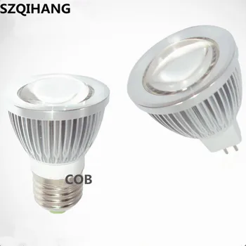 買取 調光ledスポットライトGU10 85-265v 3 ワット 5 ワット 7 ワット 10 ワットcob LedランプE27 220v 110vスポットキャンドルMR16 12v Led電球ライト