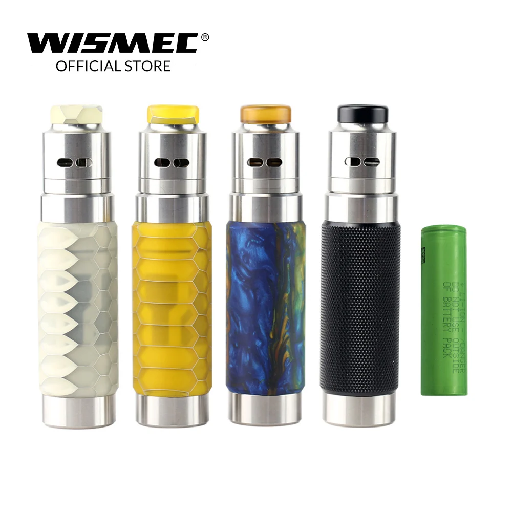 

[Official Store]Original Wismec Reuleaux RX Machina Kit with Guillotine RDA Tank with 18650 Battery Electronic cigarette Vape