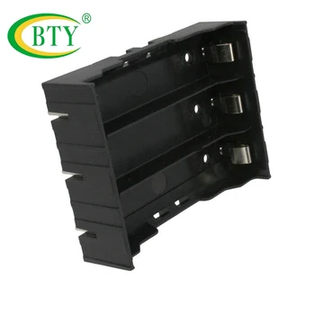 

10pcs BTY New For 4x18650 Li-ion Batteries Black Plastic 3.7v 18650 Battery Box Storage Holder Box Case Free Shipping