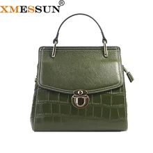 XMESSUN Сумка из натуральной кожи женская сумка с крокодиловым узором женская сумка через плечо дизайнерская Высококачественная H106