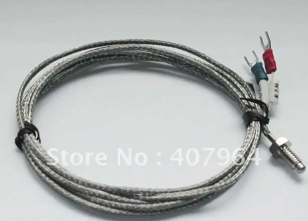 

K Type thermocouple with M6 Screw ,thermocouple cable ,two wire system,0-600C, fast delivery