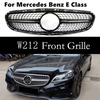 

Diamond Front Racing Grille For Mercedes Benz E Class W212 E200 E260 E180 E300 (2013-2015)