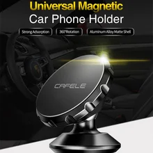 Cafele suporte magnético automotivo para celular, suporte universal giratório 360 para iphone x huawei p20 pro samsung s9