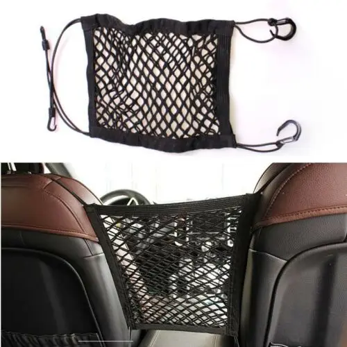 

Car Auto Rear Trunk Seat Elastic String Net Mesh Storage Bag Pocket Cage Back