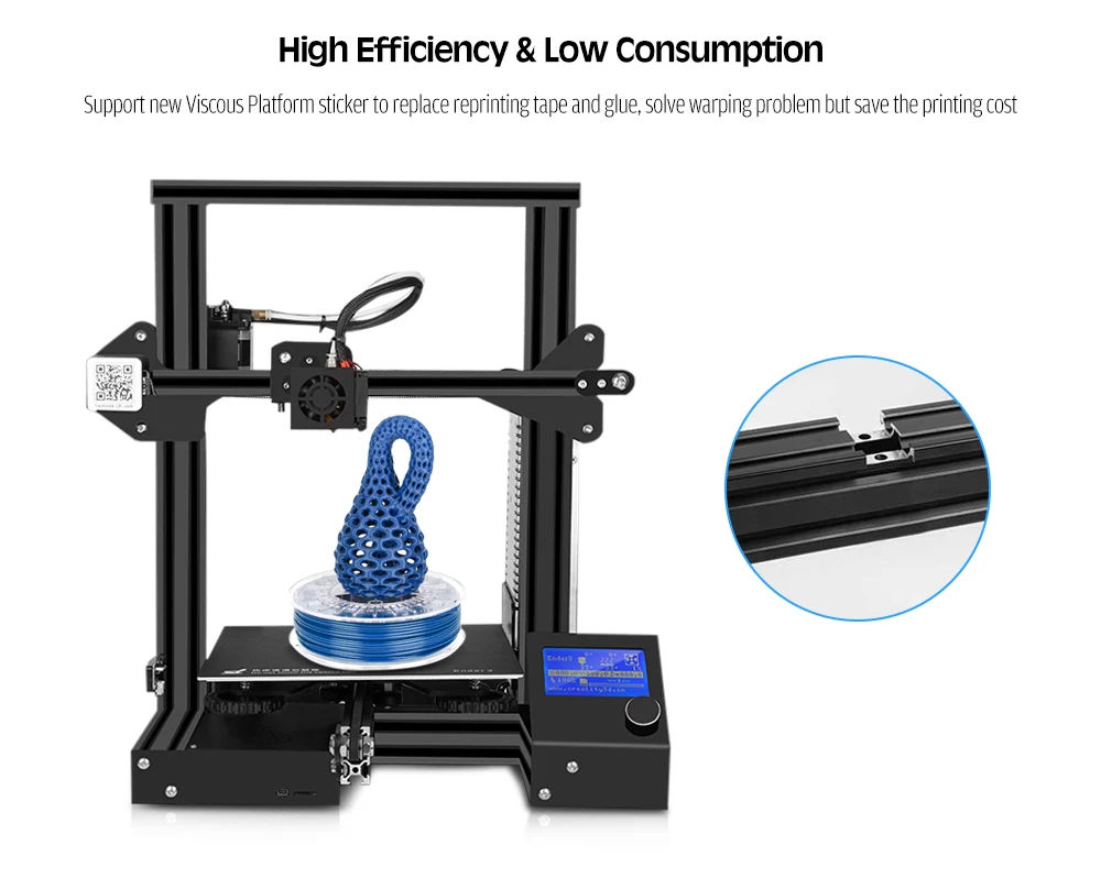 Creality 3D Ender-3(обновленная версия Ender-3) 3d принтер